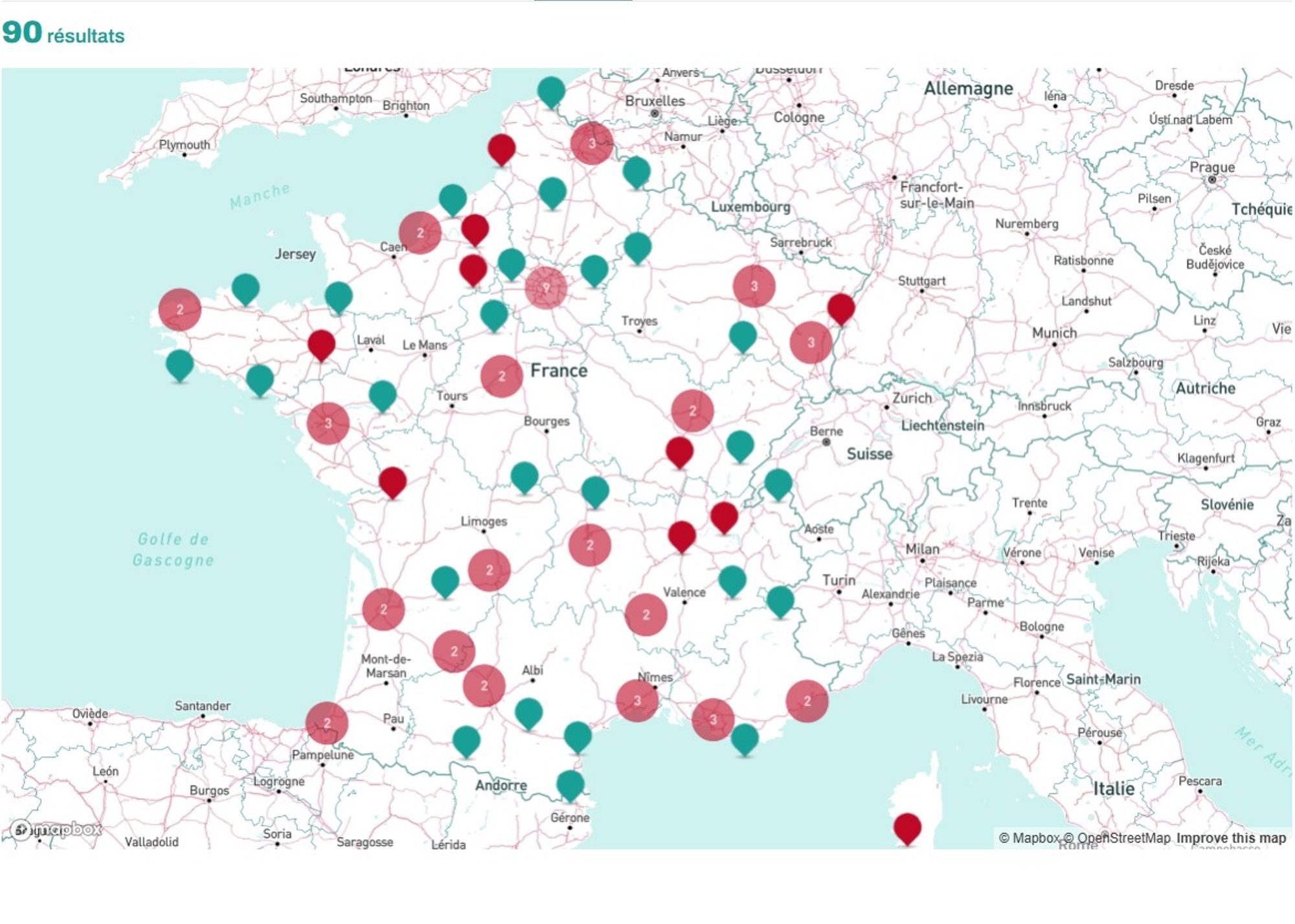 Cartographie des SMR nutrition adulte